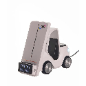 Беспроводное зарядное устройство DriveCharge 15W с подсветкой и часами для вашего логотипа Фото
